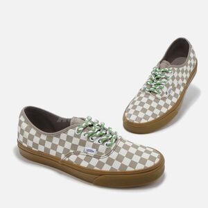 Vans Checkered Shoes with Green Accents #20
